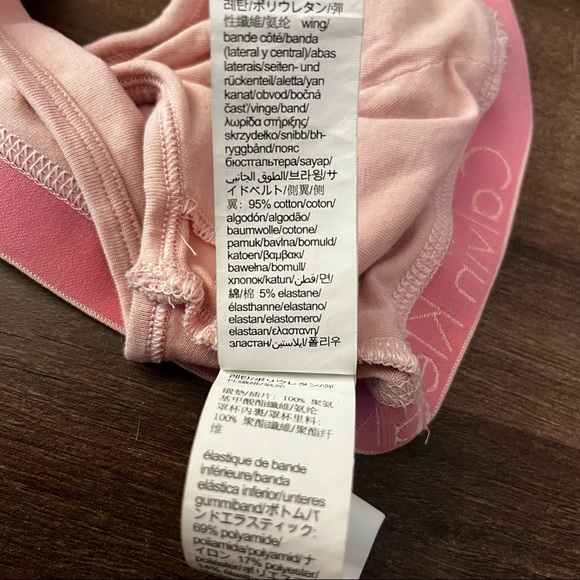 Calvin Klein Pink Sport Bra - Picture 7 of 7